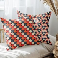 eJOYA Modern Tasarımlı 2'li Yastık İçi Ve Kırlent Kılıfı 45cm 113631