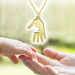 eJOYA Annem ile Elele Altın Kolye 94688