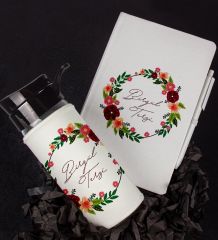 eJOYA Kişiye Özel Tasarım Defter Kalem Ve Matara Hediye Seti 104623