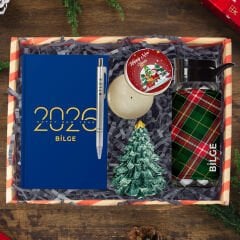 eJOYA Kişiye Özel Hoş Geldin 2026 & Ekose Tasarım Yeni Yıl Hediye Kutusu 112671
