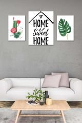 eJOYA Home Sweet Home 3'lü Tablo Seti 87923
