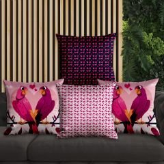 eJOYA Aşk Tasarımlı 4'lü Yastık İçi Ve Kırlent Kılıfı 45cm 113643