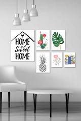 eJOYA Home Sweet Home 6'li Tablo Seti 87926