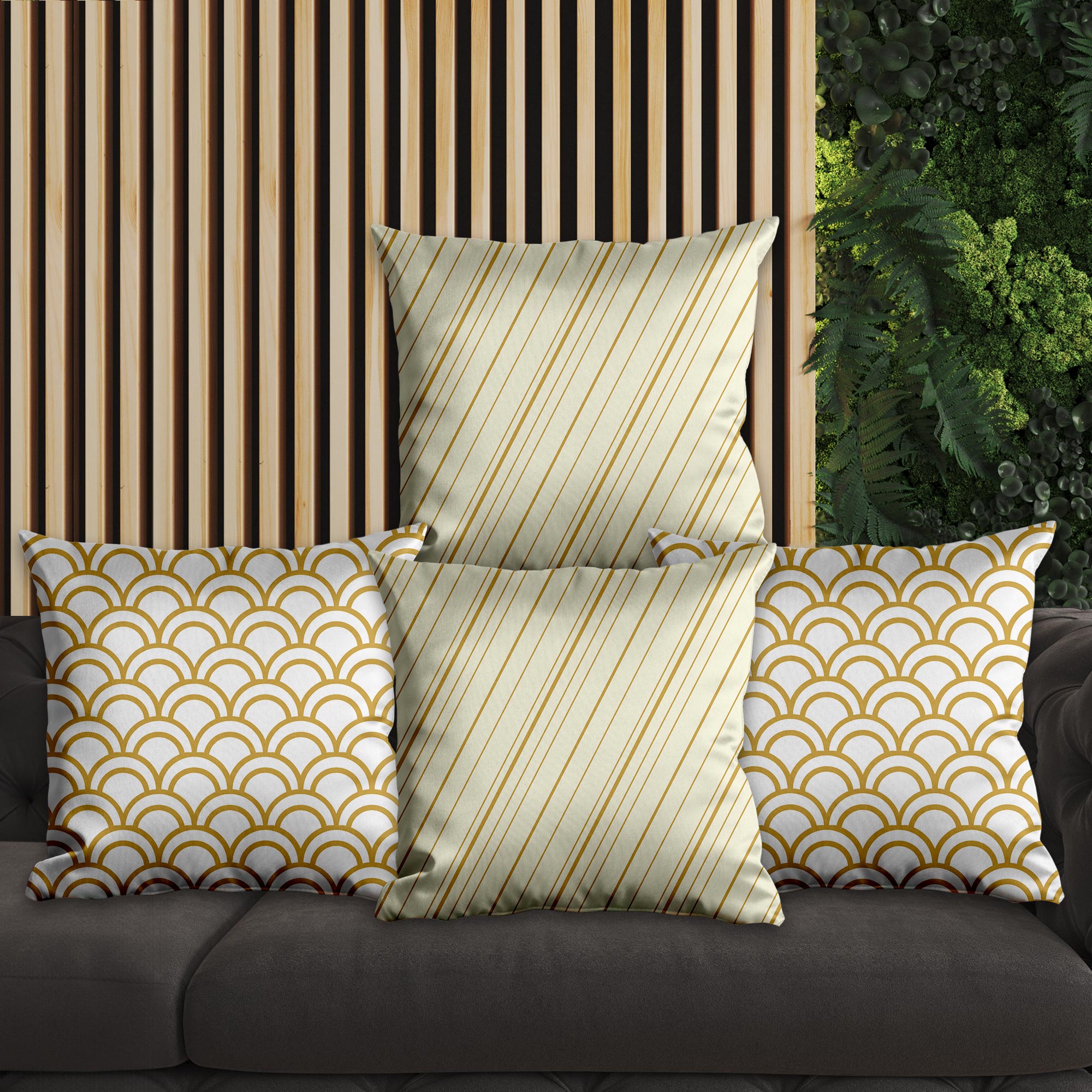 eJOYA Modern Tasarımlı 4'lü Yastık İçi Ve Kırlent Kılıfı 45cm 113646