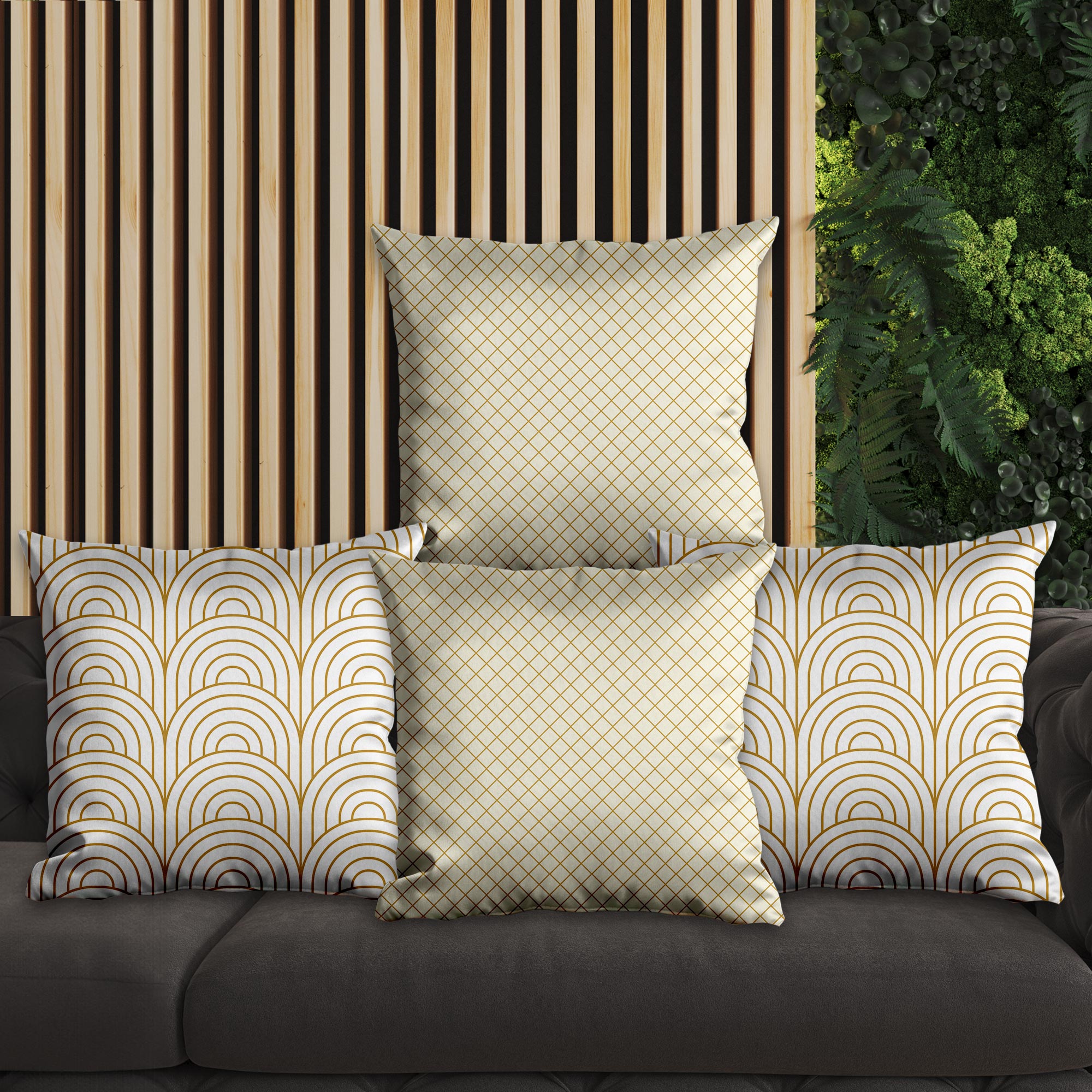 eJOYA Modern Tasarımlı 4'lü Yastık İçi Ve Kırlent Kılıfı 45cm 113647