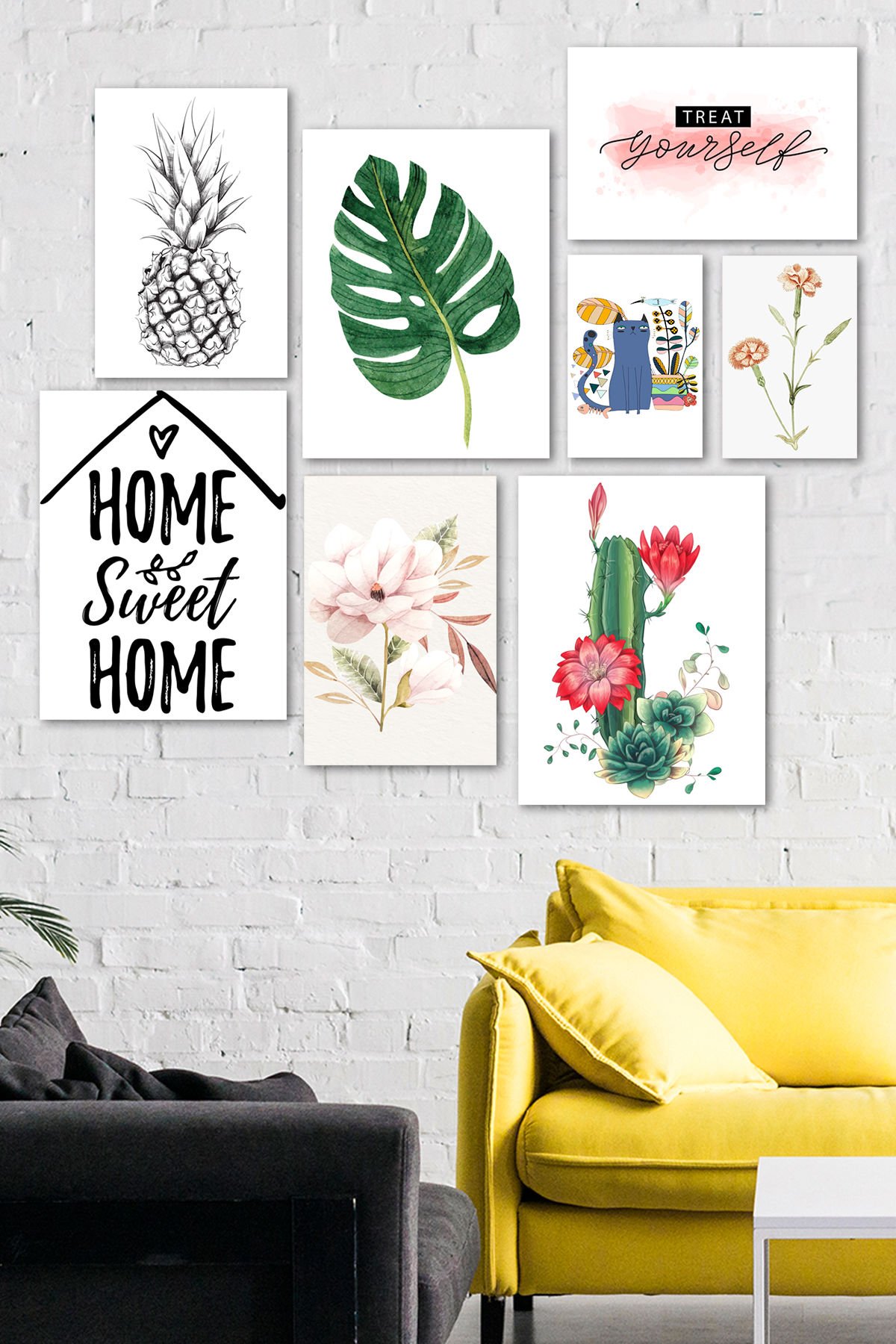 eJOYA Home Sweet Home 8'li Tablo Seti 87928