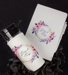 eJOYA Kişiye Özel Tasarım Defter Kalem Ve Matara Hediye Seti 104632