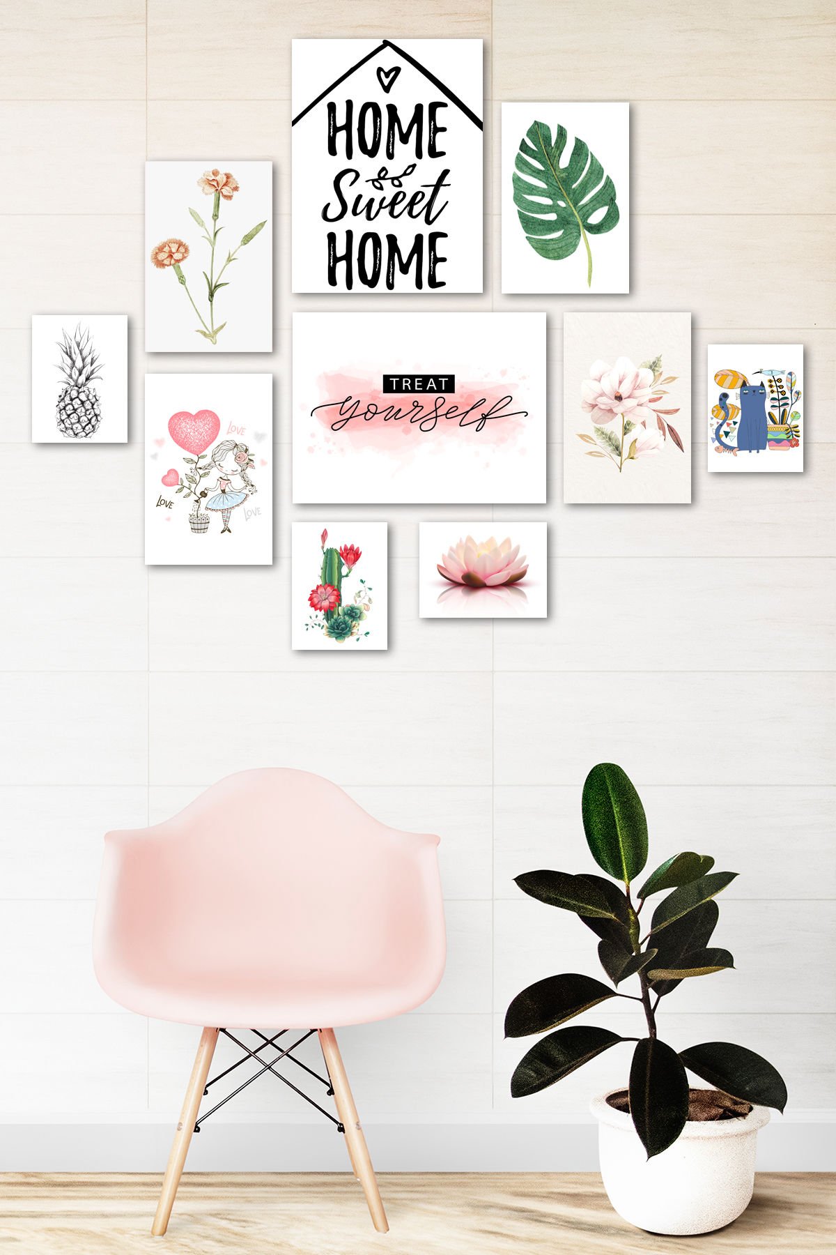 eJOYA Home Sweet Home 10'lu Tablo Seti 87929