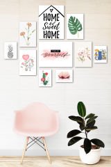 eJOYA Home Sweet Home 10'lu Tablo Seti 87929