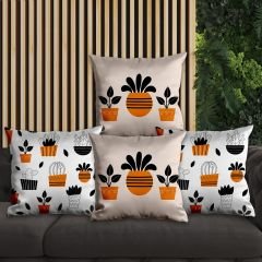 eJOYA Modern Tasarımlı 4'lü Yastık İçi Ve Kırlent Kılıfı 45cm 113649