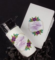 eJOYA Kişiye Özel Tasarım Defter Kalem Ve Matara Hediye Seti 104635