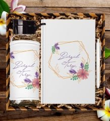 eJOYA Kişiye Özel Tasarım Defter Kalem Ve Matara Hediye Seti 104639