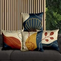 eJOYA Modern Tasarımlı 4'lü Yastık İçi Ve Kırlent Kılıfı 45cm 113657