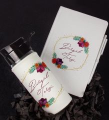 eJOYA Kişiye Özel Tasarım Defter Kalem Ve Matara Hediye Seti 104643