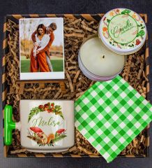 eJOYA Kişiye Özel Latte Kupa & Mum & Fotoğraflık & Bardak Altlığı Hediye Kutusu 112807