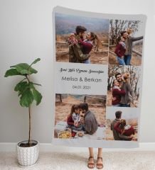 eJOYA Sevgililere Özel Tv Battaniye Ve Yastık & Kırlent Seti 106801