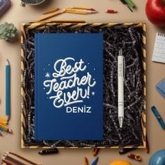 eJOYA Öğretmenlere Özel Tasarım Defter & Kalem & Hediye Kutusu 114369
