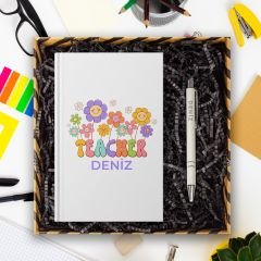 eJOYA Öğretmenlere Özel Tasarım Defter & Kalem & Hediye Kutusu 114373