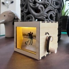 eJOYA Kişiye Özel Fotoğraflı Fotobox Işıklı Döner Albüm 116198