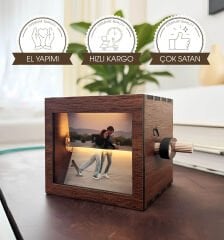 eJOYA Kişiye Özel Fotoğraflı Fotobox Işıklı Döner Albüm 116198