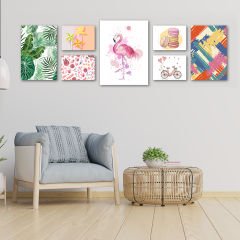 eJOYA Flamingo 7'li Tablo Seti 88011