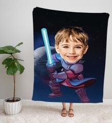 eJOYA Kişiye Fotoğraflı StarWars Tasarım TV Battaniyesi 115901
