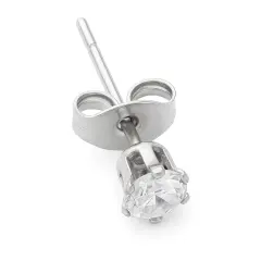 eJOYA Tek Taş Çelik Erkek Küpe 73767