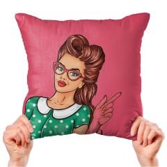eJOYA Pop Art Tasarımlı 4'lü Yastık İçi Ve Kırlent Kılıfı 45cm 113675