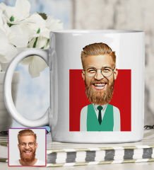 eJOYA Kişiye Özel Karikatür Tasarım Kupa Bardak 95676