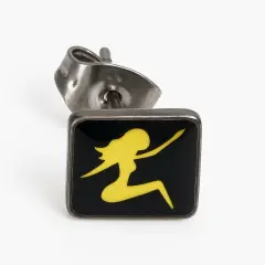 eJOYA Kadın Silüet  Erkek Küpesi 61169