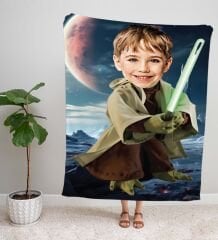eJOYA Kişiye Fotoğraflı StarWars Tasarım TV Battaniyesi 115903