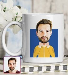 eJOYA Kişiye Özel Karikatür Tasarım Kupa Bardak 95678