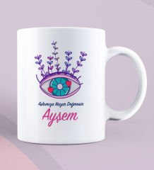 eJOYA Kişiye Özel Aşkımıza Nazar Değmesin Kupa Bardak 80501
