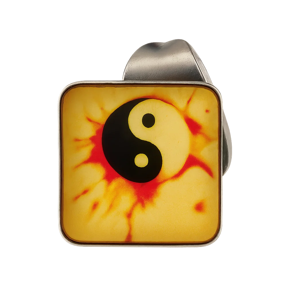 eJOYA Yin Yang Erkek Küpesi 61167