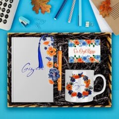 eJOYA Kişiye Özel Tasarım Defter & Kalem & Kupa & Akrilik Kitap Ayracı Hediye Kutusu 114385