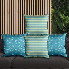 eJOYA Çizgisel Tasarımlı 4'lü Yastık İçi Ve Kırlent Kılıfı 45cm 113680