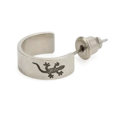 eJOYA  Kertenkele desenli Erkek Küpesi 74172