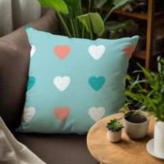 eJOYA Kalp Tasarımlı 4'lü Yastık İçi Ve Kırlent Kılıfı 45cm 113684