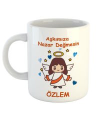 eJOYA Kişiye Özel Aşkımıza Nazar Değmesin Kupa Bardak 80507