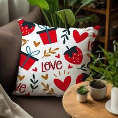 eJOYA Kalp Tasarımlı 4'lü Yastık İçi Ve Kırlent Kılıfı 45cm 113685