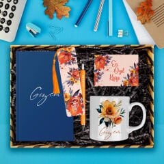 eJOYA Kişiye Özel Tasarım Defter & Kalem & Kupa & Akrilik Kitap Ayracı Hediye Kutusu 114391