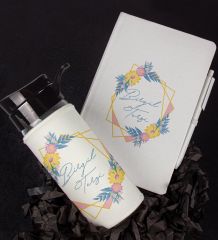 eJOYA Kişiye Özel Tasarım Defter Kalem Ve Matara Hediye Seti 104672