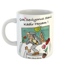 eJOYA Kişiye Özel Çok Seviyoruz Seni Hocam Kupa Bardak 80607
