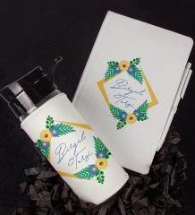 eJOYA Kişiye Özel Tasarım Defter Kalem Ve Matara Hediye Seti 104674