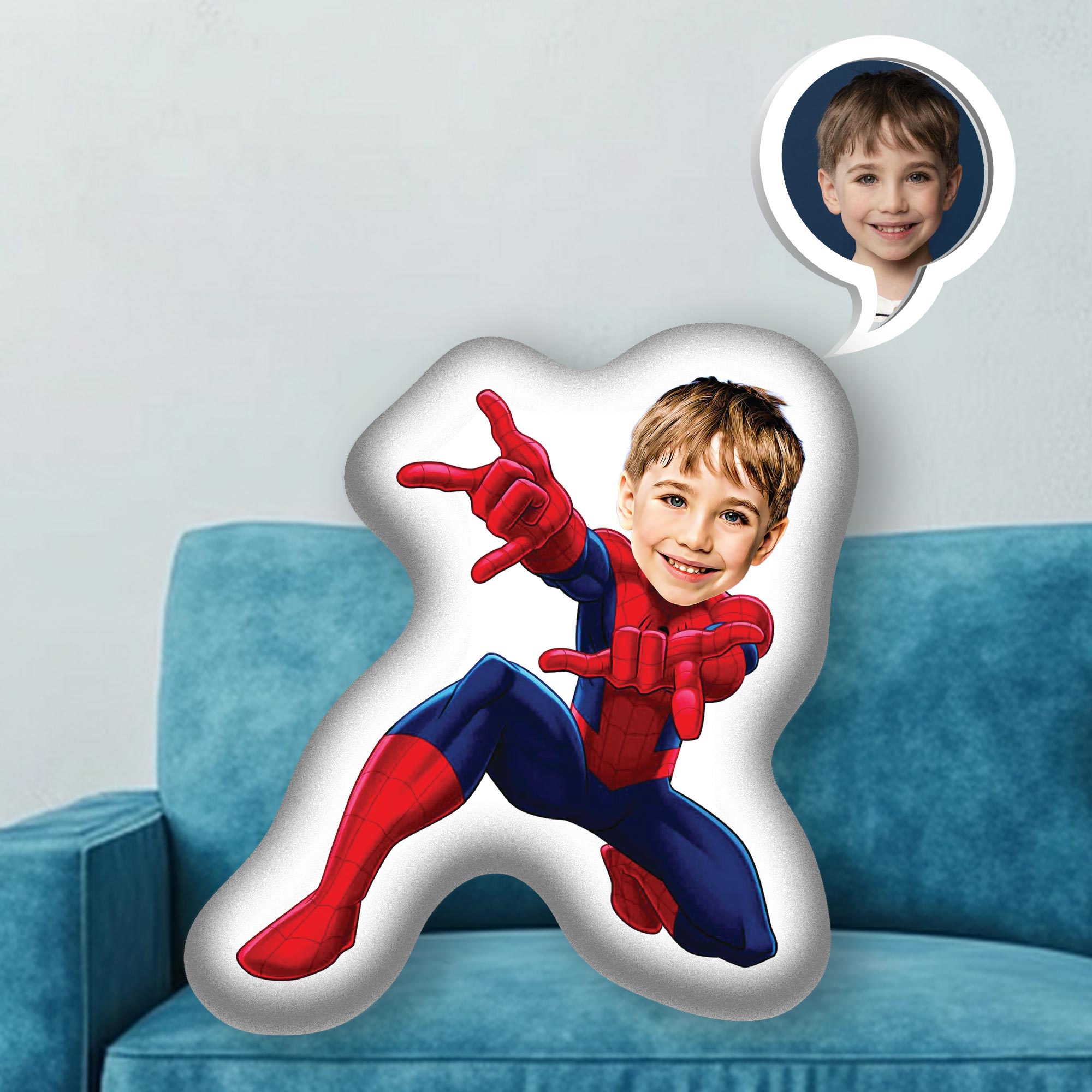 eJOYA Kişiye Özel Fotoğraflı Spiderman Yastık 115204