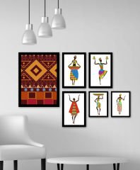 eJOYA Afrika 6'li Tablo Seti 88035