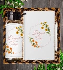 eJOYA Kişiye Özel Tasarım Defter Kalem Ve Matara Hediye Seti 104682