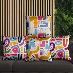 eJOYA Modern Tasarımlı 4'lü Yastık İçi Ve Kırlent Kılıfı 45cm 113698