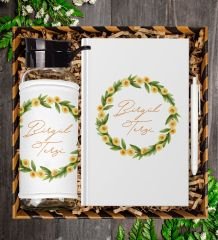 eJOYA Kişiye Özel Tasarım Defter Kalem Ve Matara Hediye Seti 104685