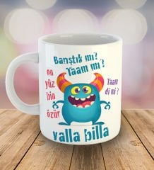 eJOYA Barıştık Mı ? On Yüz Bin Özür Temalı Kupa Bardak 80644